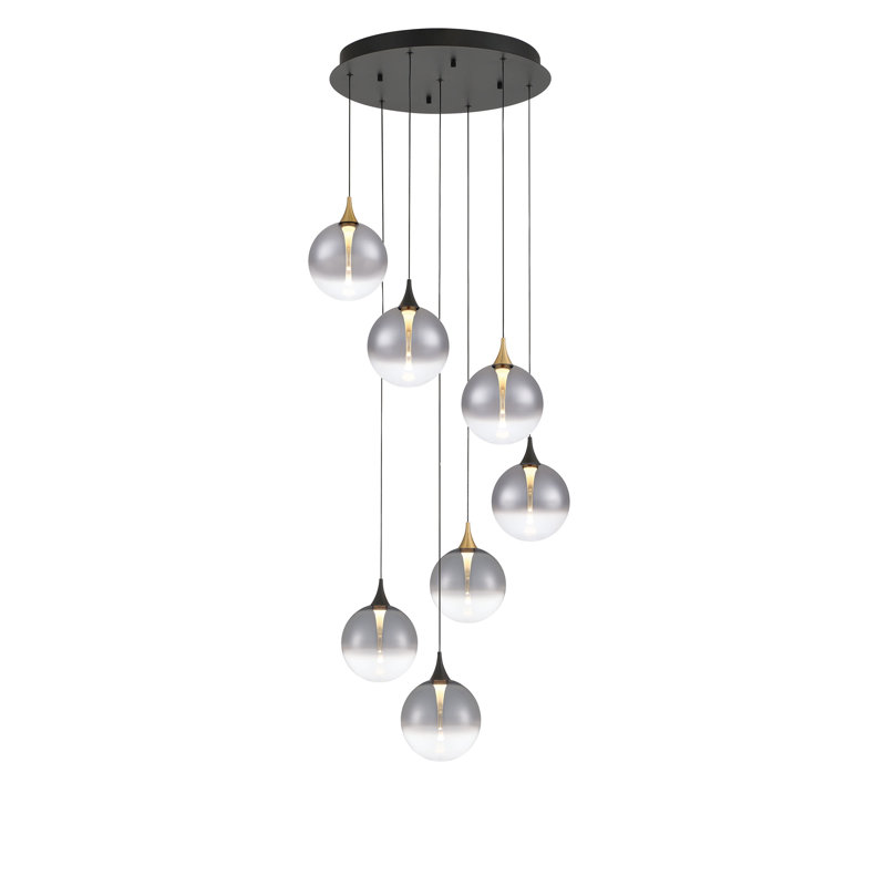 Lustre 21 po Iissa 7L, Or / fumée noire