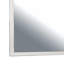 Miroir Menno blanc, finition bleue