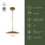 Prescott 1 - Light LED Pendant-1741908395
