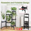 Étagère de coin pliable en métal à 6 niveaux pour plantes d'intérieur et d'extérieur-99338876