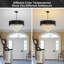 Modern Black Vertical Slat & Crystal Chandelier, E14 Base, 4 Size Options, No Bulb-2103697716-2103697712-2103697708