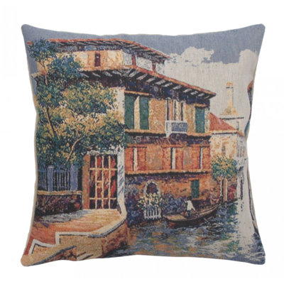 Ocean Cotton Blend Pillow Cover