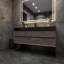 Ensemble de meuble-lavabo simple mural 59 po Golitz-493744951