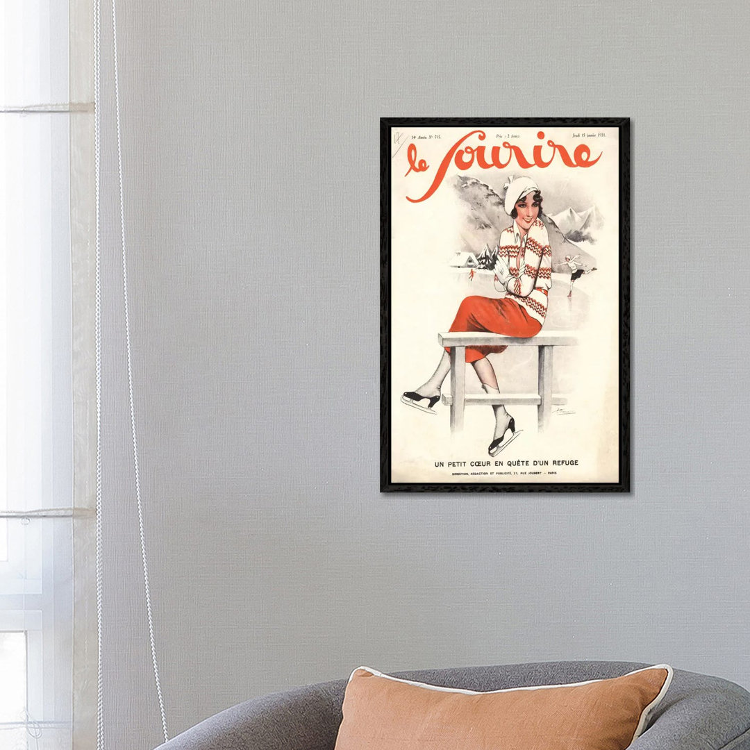 1930s Le Sourire Magazine Cover by The Advertising Archives - Gallery-Wrapped Canvas Giclée