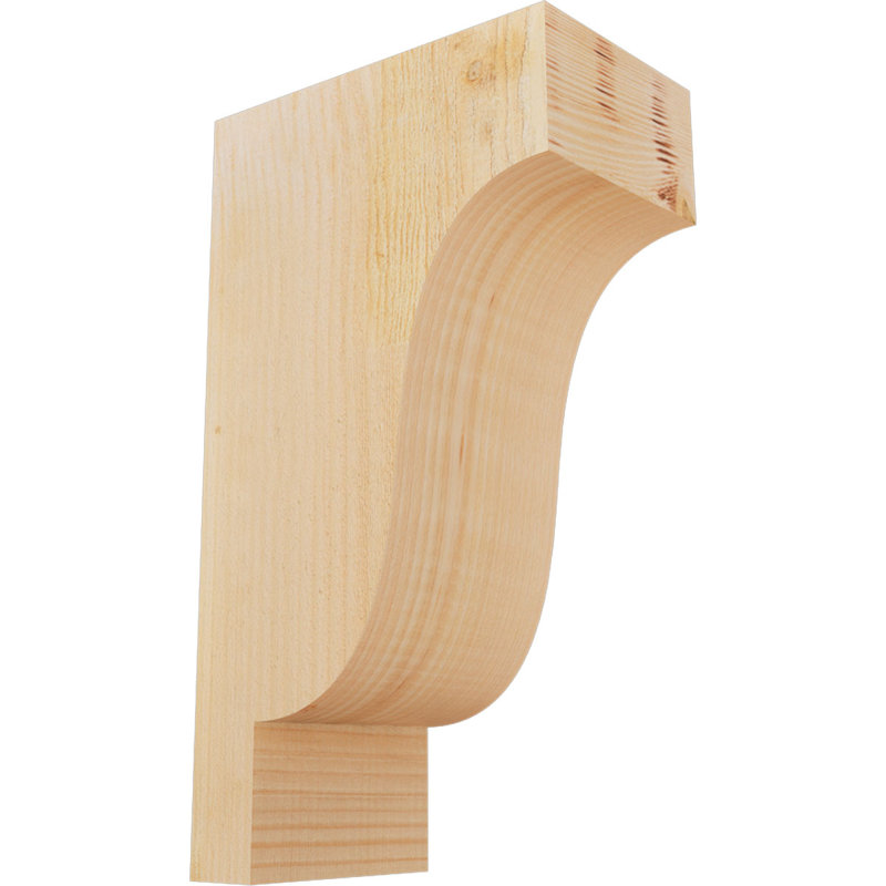Newport Corbel, H 18 po x l 6 po x P 10 po, Sapin de Douglas, Sciage brut