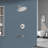 High-Pressure Rainfall Shower System, Tub Faucet Set