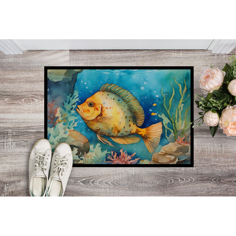 Flounder Doormat, L 24 po x L 36 po