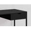 Bureau d'ordinateur, bureau personnel, ordinateur portable, tiroir de rangement, L 42 po, travail, stratifié, métal noir, contemporain, moderne-942596155