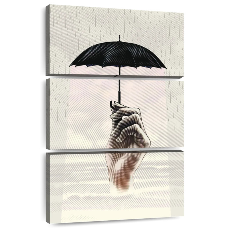 Parasol protecteur de main Kerner, H 32 po x l 20 po