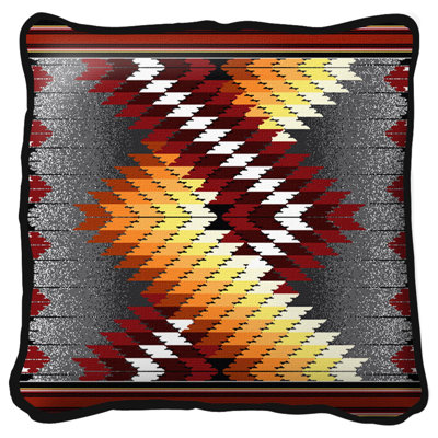 Coussin en coton Whirlwind Fire