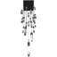 Aspen Collection 25 Light Bubbled Crystal Multi Port Pendant-418606688