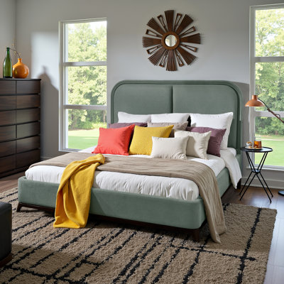 Lit plateforme tapissier Savannah