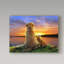 « watching the coucher », reproduction d’impression sur toile tendue-26858700
