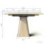 Table de salle à manger escamotable rétractable