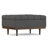 Mariah 34"W Upholstered Coffee Table Storage Ottoman with Lift Top and Solid Wood Legs