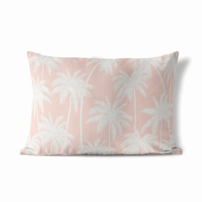Palm Nautical Outdoor Lumbar Pillow