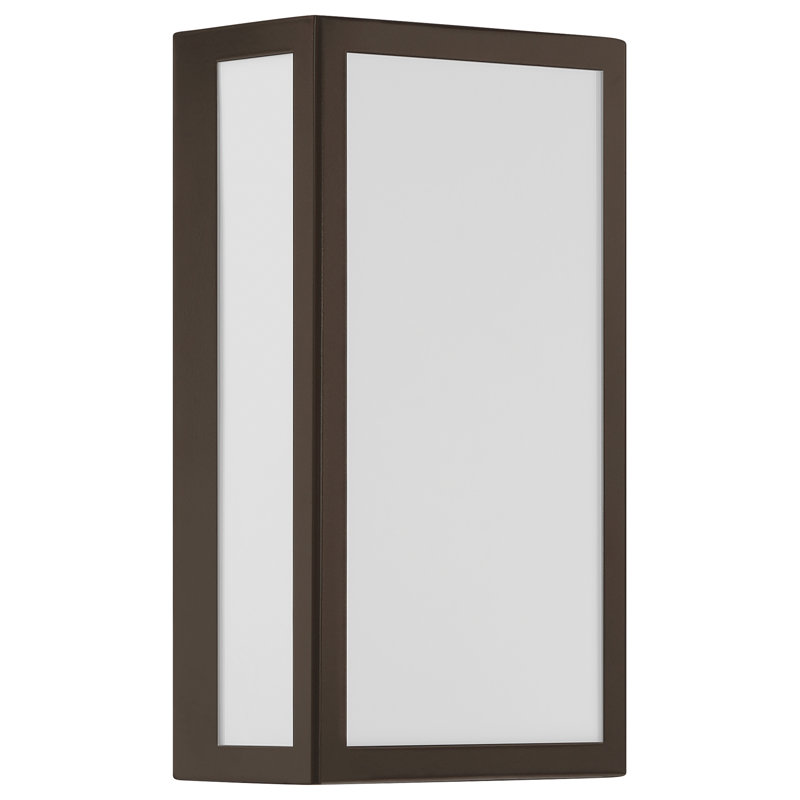 Wall Light, 12" H x 6.5" W x 3.5" D, Bronze
