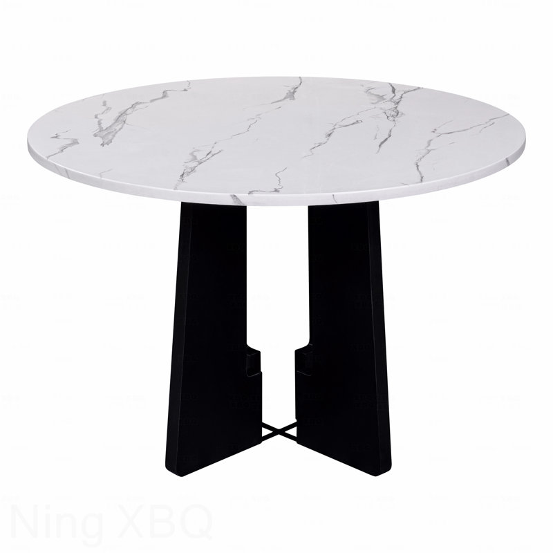 Table ronde de 43 pouces Mid-Century