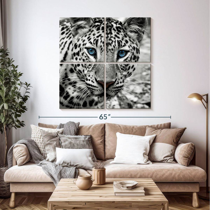 Brampt Zoo Leopard, 45" H x 45" W