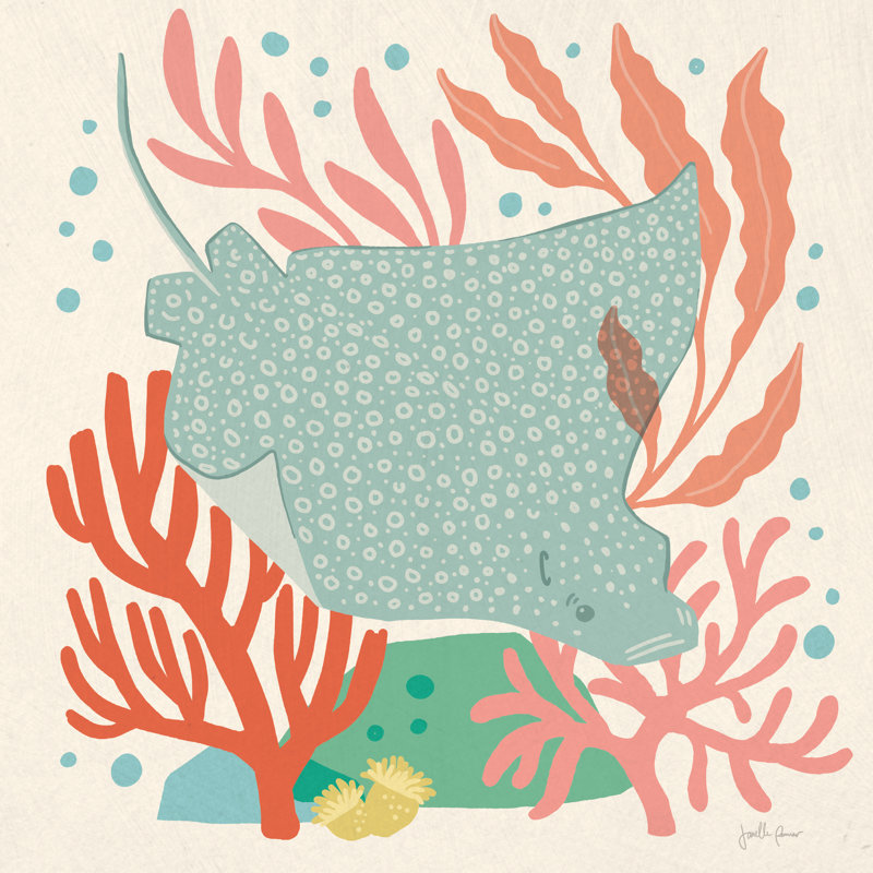 " Under The Sea IV ", 12" H x 12" W x 1.25" D