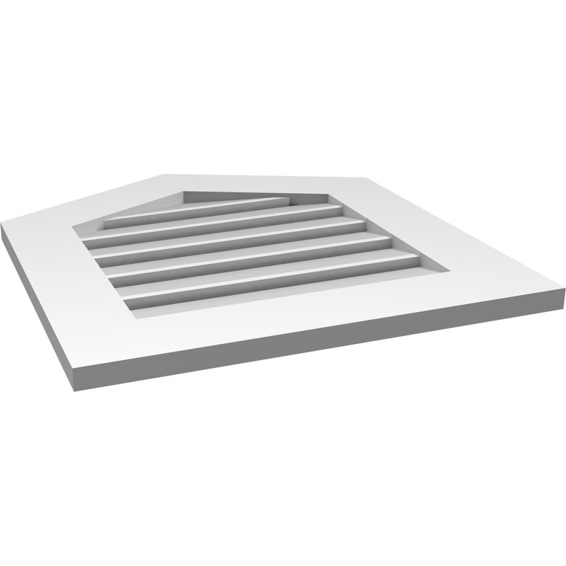 Ventilé à pignon fonctionnel en uréthane Signature, H 24 po x l 22 po x P 1 po, 6/12