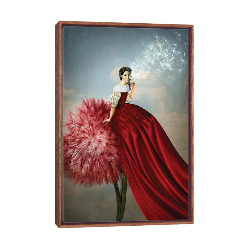 «Imagination» par Catrin Welz-Stein - impression d'art graphique, H 26 po x l 18 po x 1,5 po, Pas de tapis