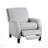 Push Back Reclining Chair Transitional Style Chenille Upholstery 1Pc Cushion Seat Modern Living Room Furniture