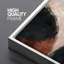 «Modern Modern Curve Composition in Black Beige and Rust», art mural encadré sur toile-124795469-124795472