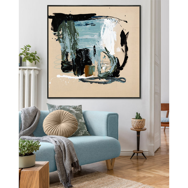 Concerto Print, 51" H x 51" W, Black Framed