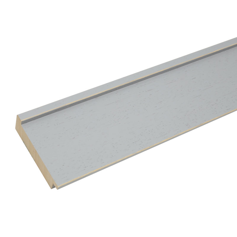 Eustace Wood Embossed Picture Frame, 52.4cm H x 42.4cm W x 2cm D, Grey