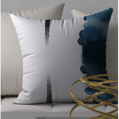 Sensational Happy Square Pillow Cover & Insert