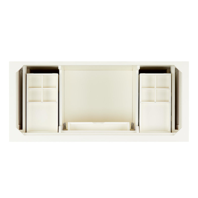 Claudia 48" Mahogany Single Basin Vanity Set with Cabinet, Vanity Top, and Oval Undermount Sink, Feathered White Quartz