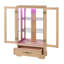 Vitrine lumineuse en verre avec tablettes réglables-122642799