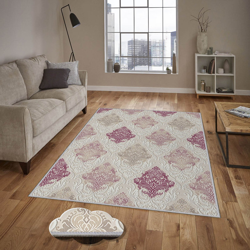 Antibacterial Hall Carpet, 39.4 x 59.1 inches | 100% Polyester, 0.4 in Pile Height, Non-Slip PVC Felt Dot Underside | Machine Washable, 3D Digital Printing, Durable & Stylish for Modern Home Décor