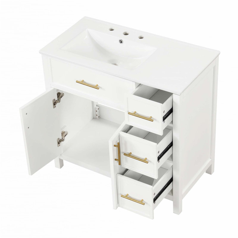 Meuble-lavabo 36 po avec comptoir d'évier