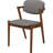 Mid-century Modern Dining Chairs (2) - Grey & Dark Walnut Fusion Room (2