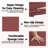 Outdoor Replacement Cushions 14-Piece Deep Seat Water-Resistant Patio Furniture Cushions for 6-Seat Sectional Rattan Sets, Red-1556588762