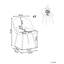 46cm H Boucle Upholstered Upholstered Back Side Chair in Black