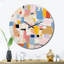 Pensées éphémères de Colorfields I - Horloge murale abstraite-1956534166