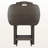 Griffin Solid Wood 5-Piece Snack Table Set Finished in Dark Gray, 22.64'' L X 15.48'' D-1017112035