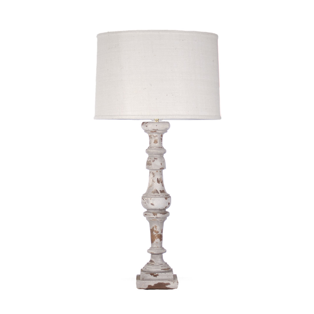 Agatha Solid Wood Table Lamp Zentique