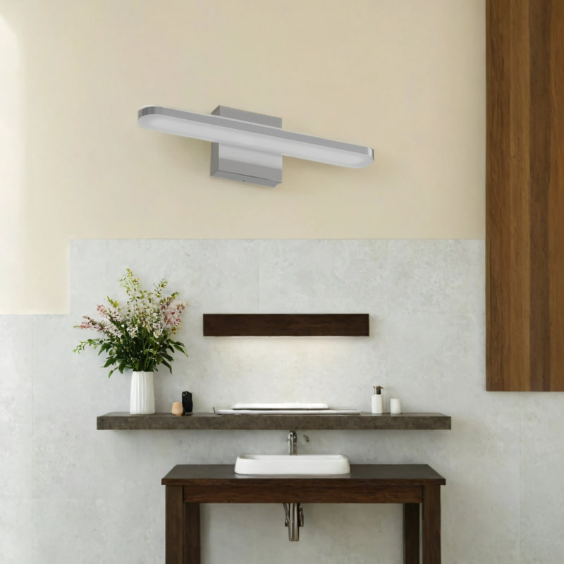 Luminaire de salle de bain à intensité variable à DEL, H 3,3 po x l 15,7 po x P 4,3 po