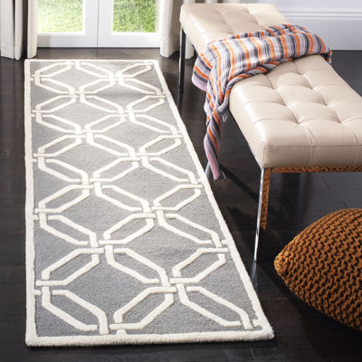 Martins Hand Tufted Wool Geometric Rug