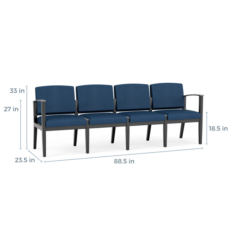 Table de bout en bois Amherst, Noir, Patriot Plus Blue Ridge