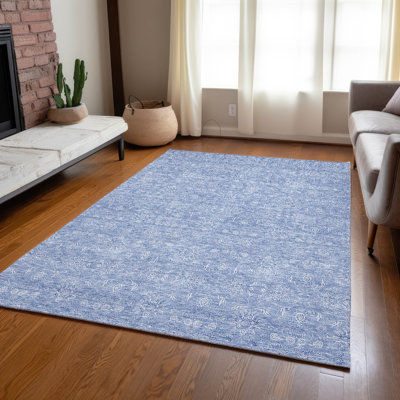 Alta Washable Floral Indoor / Outdoor Rug