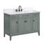 Madison 48" Single Bathroom Vanity with Carrara Marble Top-1833960062-1833960061