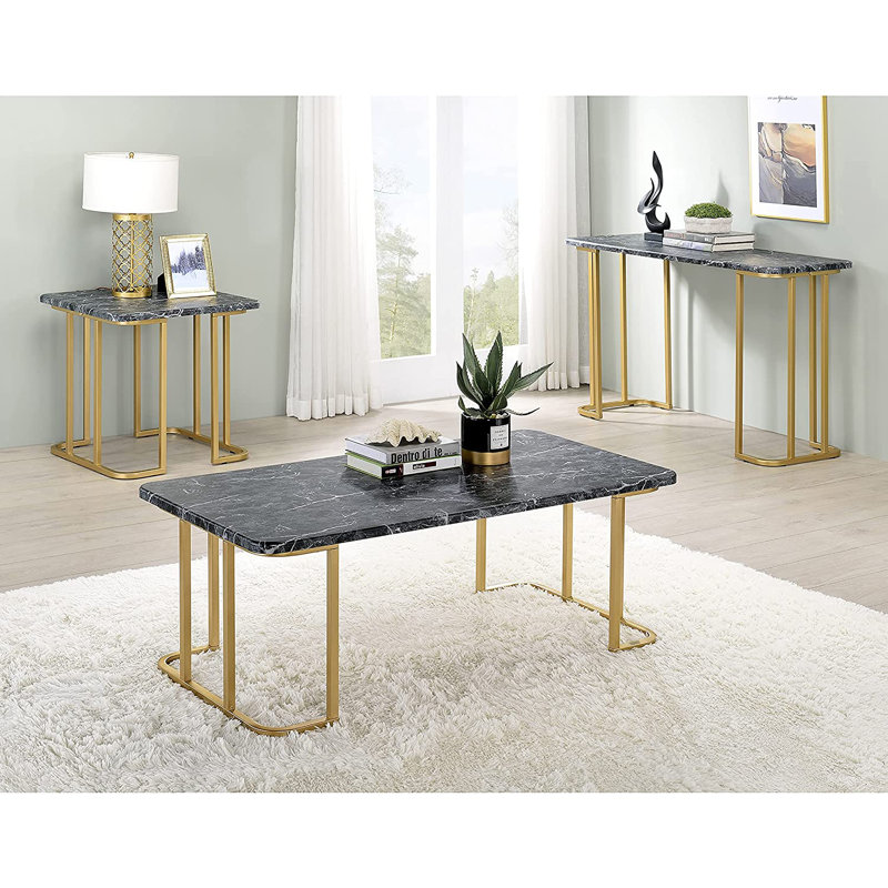 Table de bout Joemichael, Noir