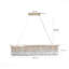 Lustre en cristal de style moderne-1931504757