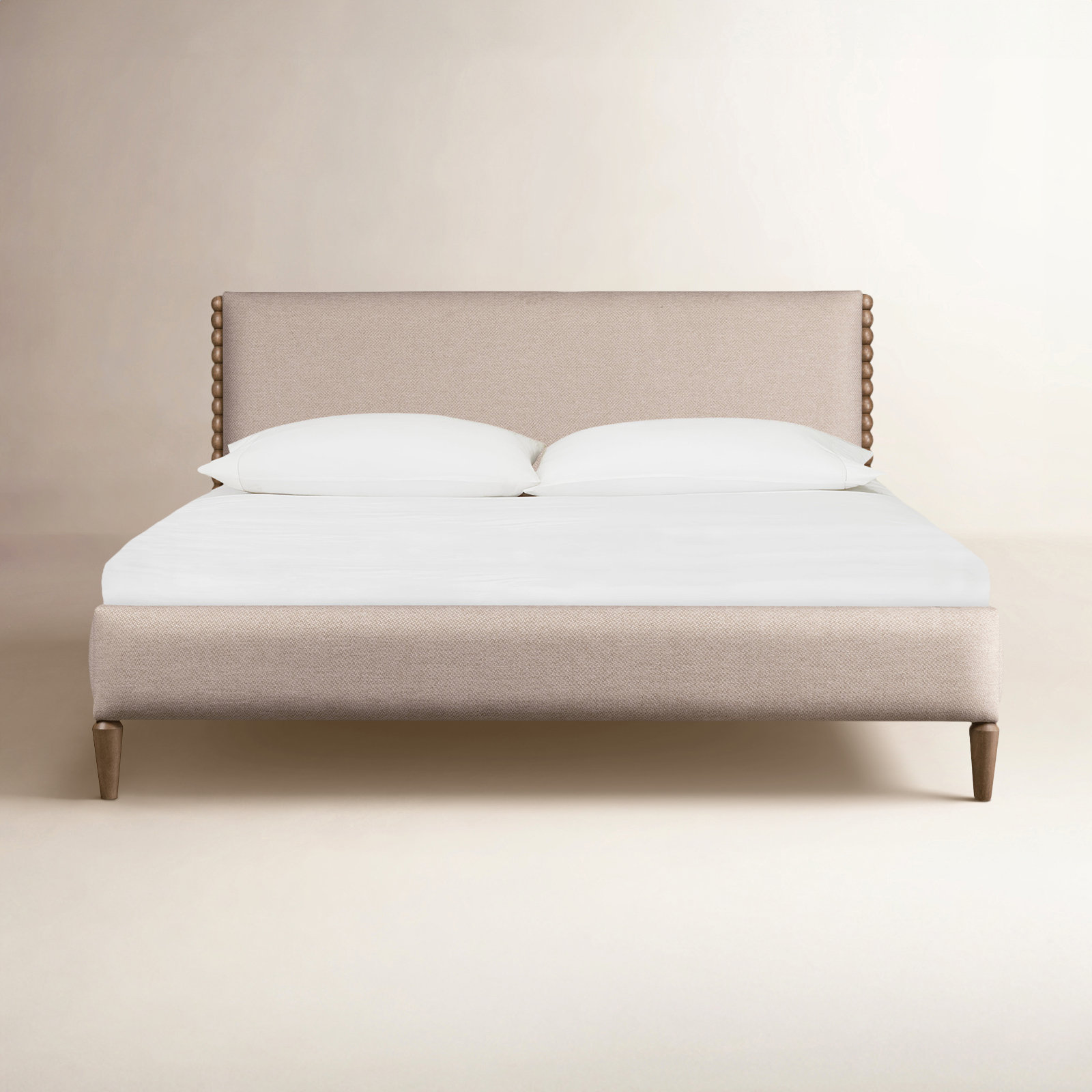 August Upholstered Platform Bed, King