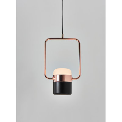 Luminaire suspendu géométrique à 1 lumière DEL Kelvin